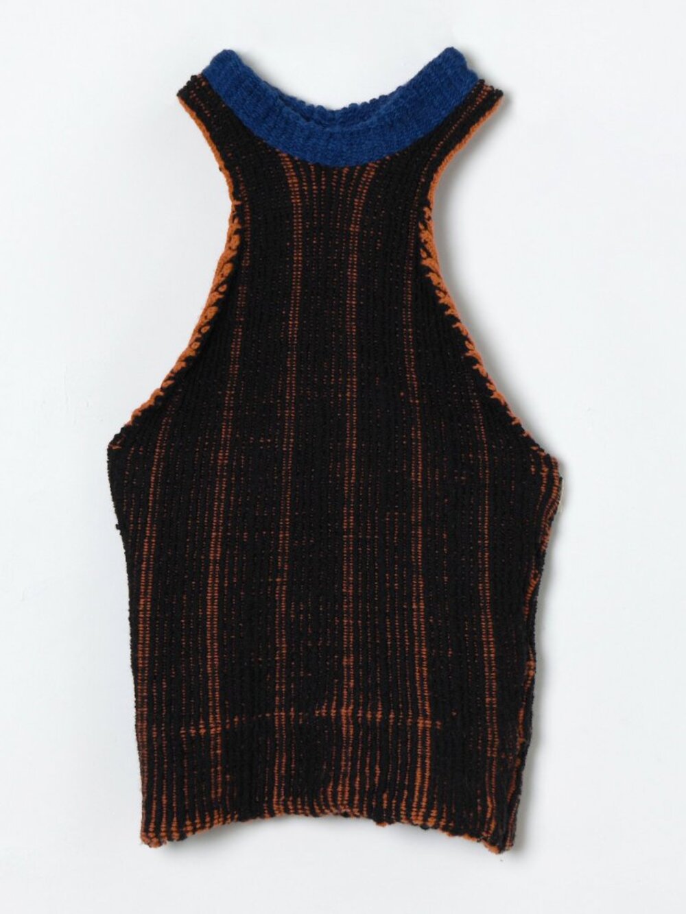 Eckhaus Latta Knit Cropped Halter Tank - Picture 1 of 6